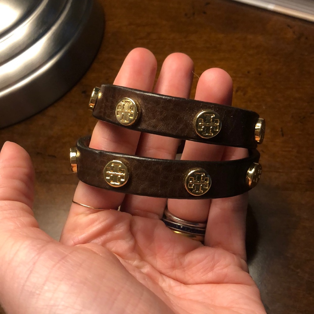 Tory Burch Leather Wrap Bracelet